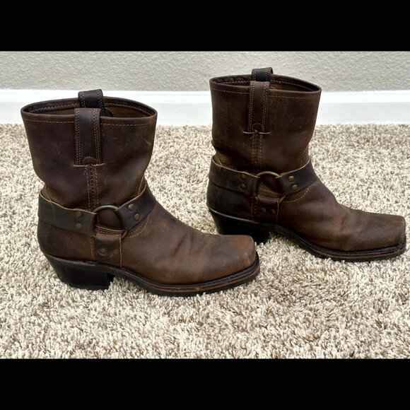 Frye Brown Combat & Moto Boots - Picture 6 of 12